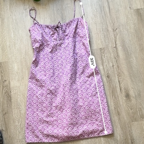 Vintage Purple Floral Milkmaid Slip Dress - Picture 4 of 5